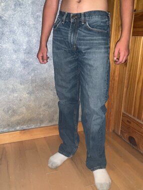 Men's Levi's 505 - 5 Pocket Blue Jeans
